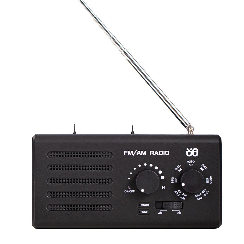 Radio Dual Band Fm/Am Interference-Free Knob Ac Dc External Power Jack Radio W-906 - Image 1